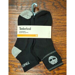 NEW Timberland Cushioned Quarter Socks 6 Pairs Mens Size 9-12